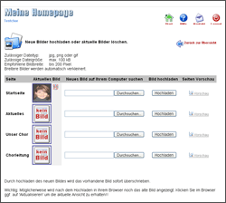 Laden Sie hier Bilder/Fotos hoch oder lschen sie