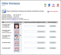 Laden Sie hier Vorstands-Fotos hoch oder lschen sie